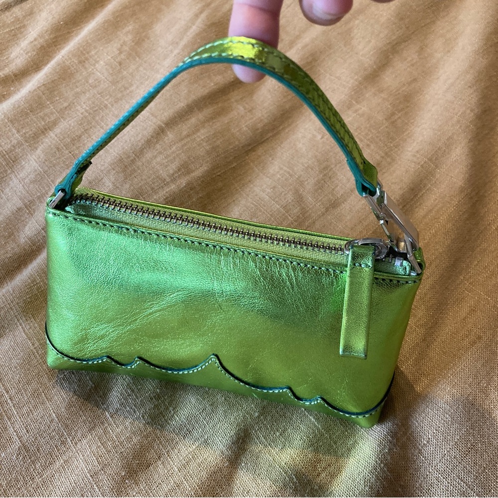 Paloma Wool Milo green leather bag NWT - Picture 9 of 15